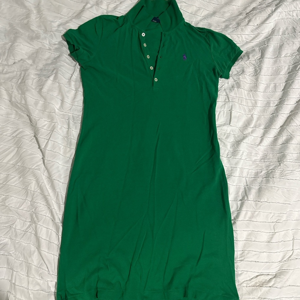 Ralph Lauren Green Polo Dress
